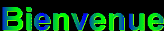 bienvenue vert